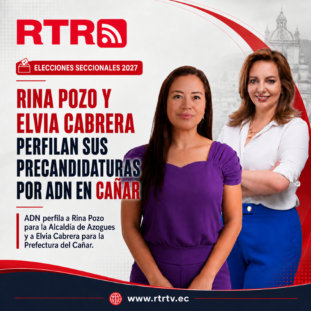 rtrecuador's tweet photo. 🗳️ #Cañar | RINA POZO Y ELVIA CABRERA PERFILAN SUS PRECANDIDATURAS POR ADN

El movimiento Acción Democrática Nacional, ADN, continúa definiendo sus posibles cartas políticas para las elecciones seccionales de 2027 en la provincia del Cañar.

Dentro de este escenario, toman fuerza los nombres de Rina Pozo Cabrera para una eventual candidatura a la Alcaldía de Azogues y de Elvia Cabrera para la Prefectura del Cañar.

Rina Pozo Cabrera es actual concejal del cantón Azogues.

Por su parte, Elvia Cabrera aparece como una de las opciones que ADN impulsaría para la Prefectura del Cañar, dentro de una estrategia política orientada a consolidar liderazgos provinciales con presencia territorial.

Se prevé que en las próximas horas la organización política avance en la definición oficial de sus candidaturas, una vez que concluyan sus procesos internos y posibles acuerdos electorales.

RTRTV, la señal que va contigo.
Más información en [https://t.co/u9QAqM4eTE](https://t.co/jSEhWFWaBP