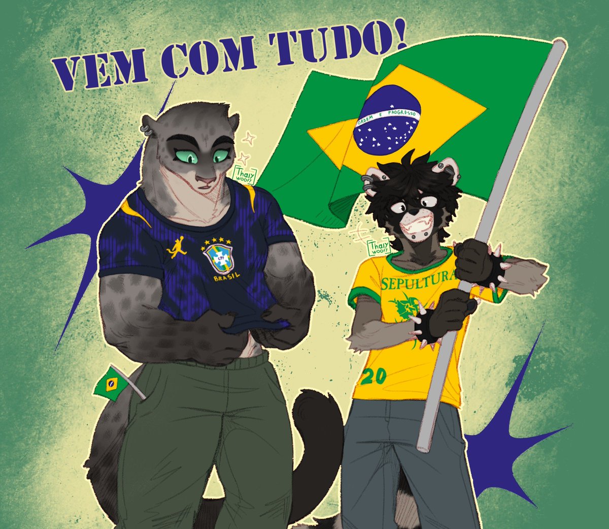 ThalyWoofy's tweet photo. Kitty is brasileira now, sorry I make the rules https://t.co/7jdDaV4NQ5