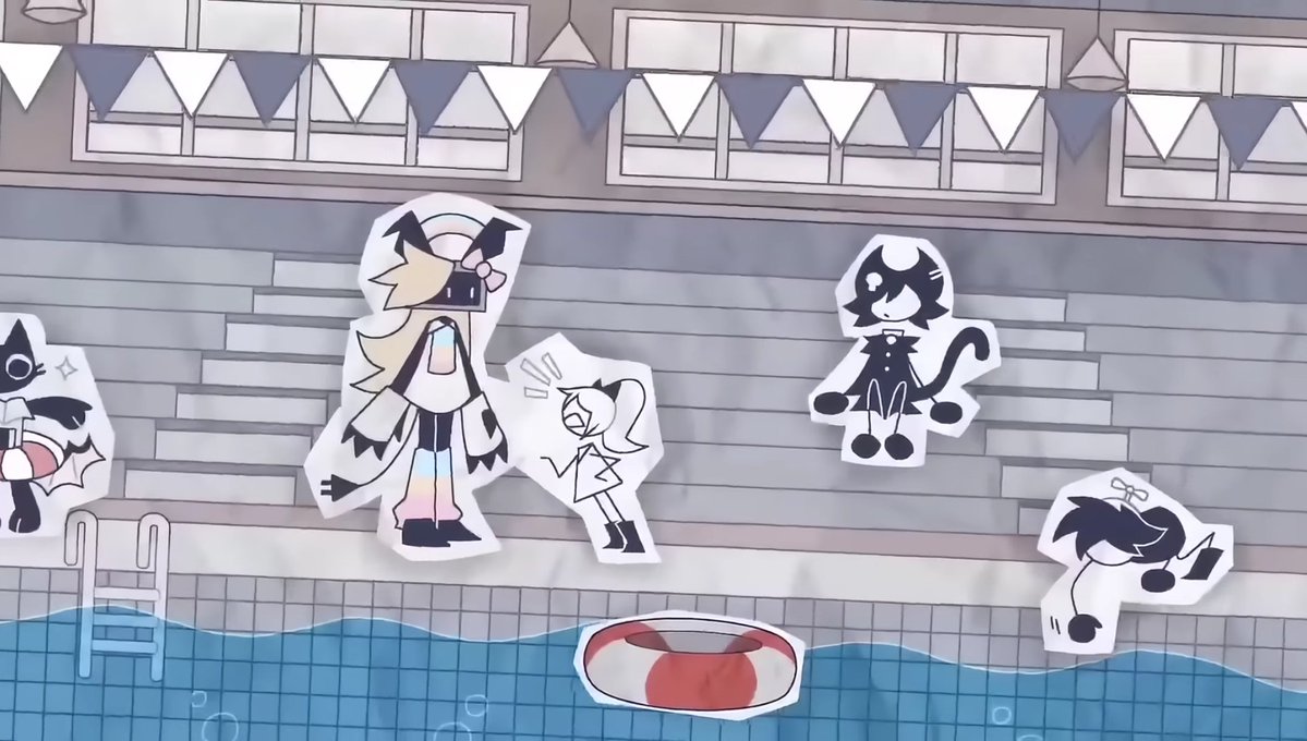 _okomari__'s tweet photo. What if here riley was yelling at ruby to stay away from the pool coz it could harm her 😢 https://t.co/pxqa6jAfLr