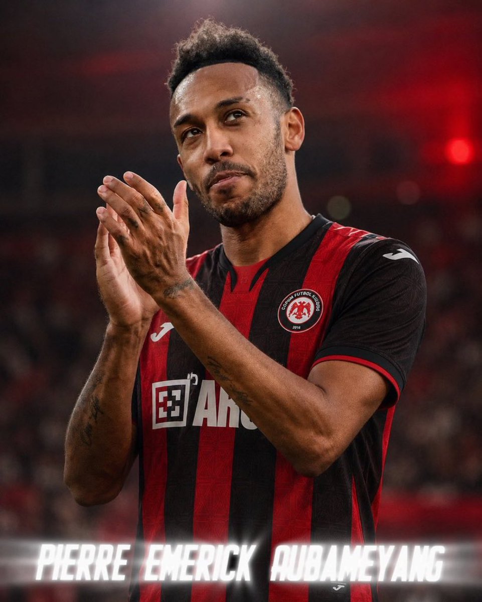 AnlDemrcn's tweet photo. 🔴⚫️🚨Emerick Aubameyang Çorum Fk önerildi 

📰 @yagosabuncuoglu https://t.co/kfYUxYUqWW