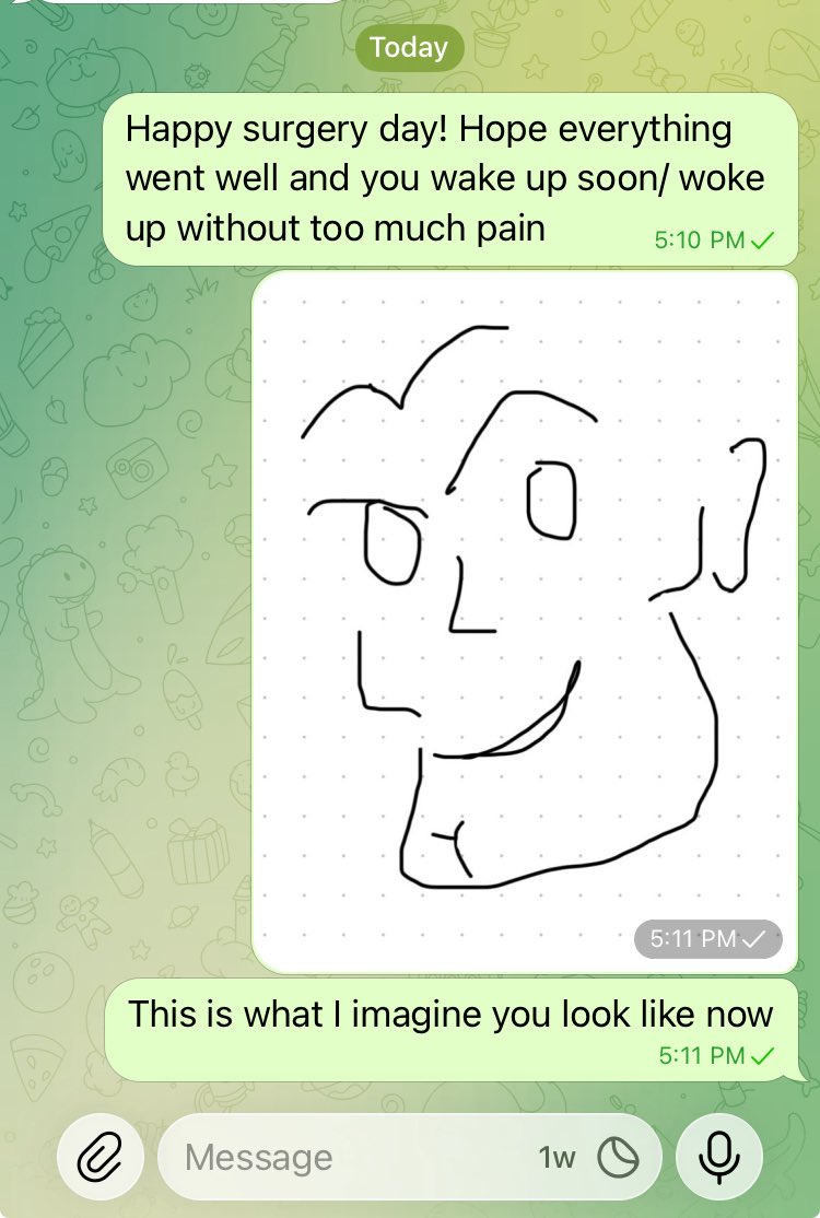 AdamTMAO's tweet photo. Buddy of mine @RiverTrippTM just got face masc surgery so naturally I sent him this https://t.co/NtnZWSaUGN