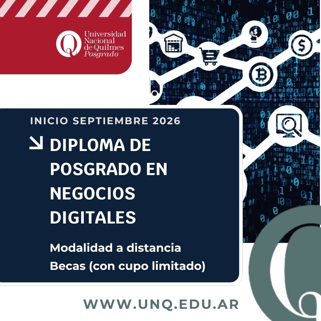 gstorre's tweet photo. Diploma de Posgrado en Negocios Digitales de la Universidad Nacional de Quilmes. Inscripciones del 15/06 al 13/07/26.  Ver en https://t.co/WdGk2RApCA. Por consultas escribí a informes_posgrado@unq.edu.ar, Whatsapp +54 9 11 3680-4459 o 11 4365-7100 int. 5382 (Posgrados UNQ) https://t.co/idJItksMen