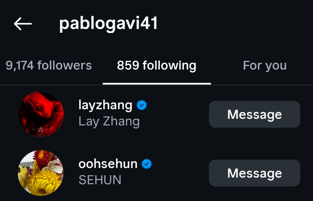 zyxclouds's tweet photo. the fact Spain and Barcelona player, Gavi used to be a fan of yixing and sehun when he was younger (still follows them on his old account) 
he's just like me fr lmaoo https://t.co/F7fUkmzx89