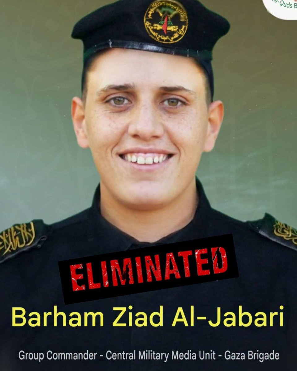 elie1757's tweet photo. Barham al-Jaabari combattant du Djihad islamique palestinien est en route pour rencontrer les 72 vierges  promises ! https://t.co/ted52DAnsN
