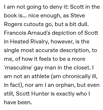 amypondering's tweet photo. very interesting and insightful post about scott hunter from a gay man on tumblr (it's not a setup account). with bits on the heated rivarly fandom of course. https://t.co/qpSzWp71jX