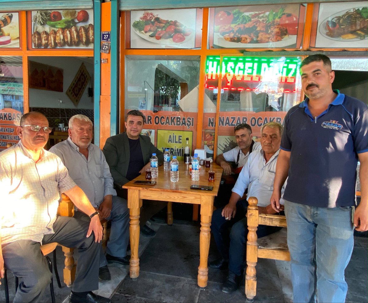 avmehmetakgun's tweet photo. RUBERU…

Sayın Cumhurbaşkanımız ve Genel Başkanımızın da tensipleriyle belirttiği üzere, vatandaşlarımızla ruberu (yüz yüze gönül gönüle ) iletişim kurmaya, esnafımızın ve Bozovalı kardeşlerimizin yanında olmaya devam ediyoruz.

Bu kapsamda, Bozova’mızın bilinen  esnaflarından Nazar Ocakbaşı işletmecileri kıymetli kardeşlerimiz Sadık Çelik (Sadık usta ) ile Mehmet Açıkgöz ‘ü ziyaret ettik.

Bizleri güler yüzle ağırlayan, samimi misafirperverliği ve hoş sohbetiyle içimizi ısıtan kıymetli esnaflarımıza teşekkür ediyor, hayırlı ve bereketli kazançlar diliyorum.

#MilletimizleNiyetimizBir
@RTErdogan @Akparti   @abuyukgumus  @hakanaksu058 @farukaytek @bybekirbozdag @milhamigunbegi 
@malicevheri @AEminOnenOfis @ibrahimeyyupogl  @CYAZMAC @ProfDrDusak @HikmetBasak_63    @AieNacar @Malikurt14 @SbrKnk  @ahmtsamdanci @av_ipkdrmzoglu7 @dartar_ibrahim