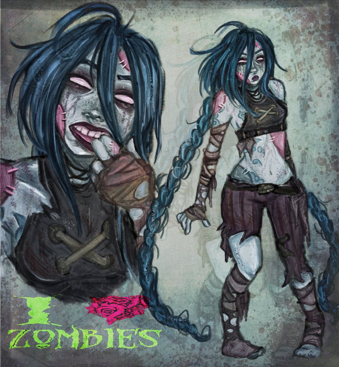 jinxiesoul's tweet photo. zombie jinx (҂°ロ°)
#jinx #jinxarcane https://t.co/MlOFDMRv2T
