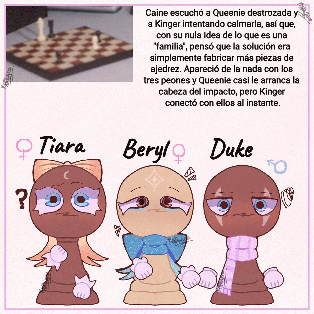 KairoAmaguma's tweet photo. Rediseñe a los pequeños hijos de Kinger, pense que ya era hora :], de apoco muestro más, en mi wattpad se mostrara mas y posiblemente ya deje de estar de flojo y ya escribir el AU, Diseños nuevos: primer dibujo
#digitalcircus #royalteeth #rediseño #ibispaintx https://t.co/aeks4GvCjp