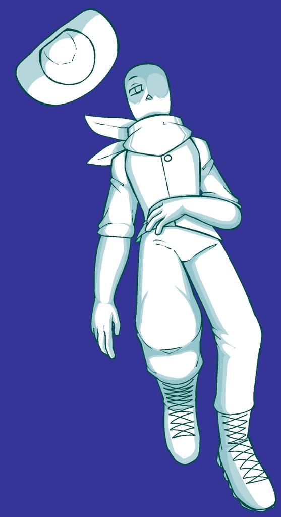 Wanted_Nullscap's tweet photo. I had drawn the entire body for this, but only to end up using just the head// https://t.co/Rc9f8Bh80I