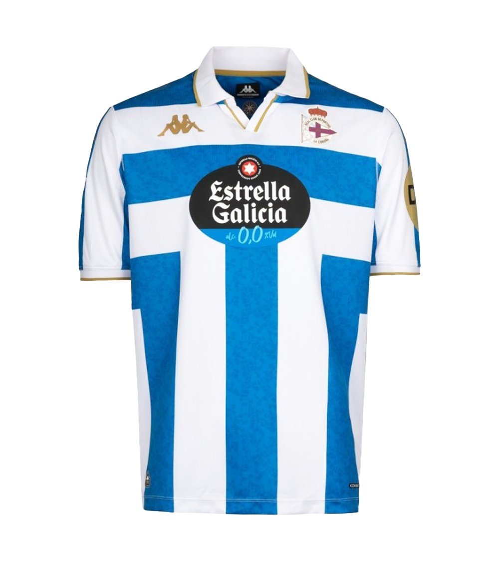 marcadegol's tweet photo. 2025 🆚 2026 - RC Deportivo @nikefootball Home Kit

🔎 Kappa ➡️ Nike
🔎 Diseño a bastones convencional; también en espalda baja
🔎 Cuello, puños y logos en plateado
🔎 Sponsor con colores adaptados
🔎 Nuevo escudo https://t.co/Soi9K0YLOV