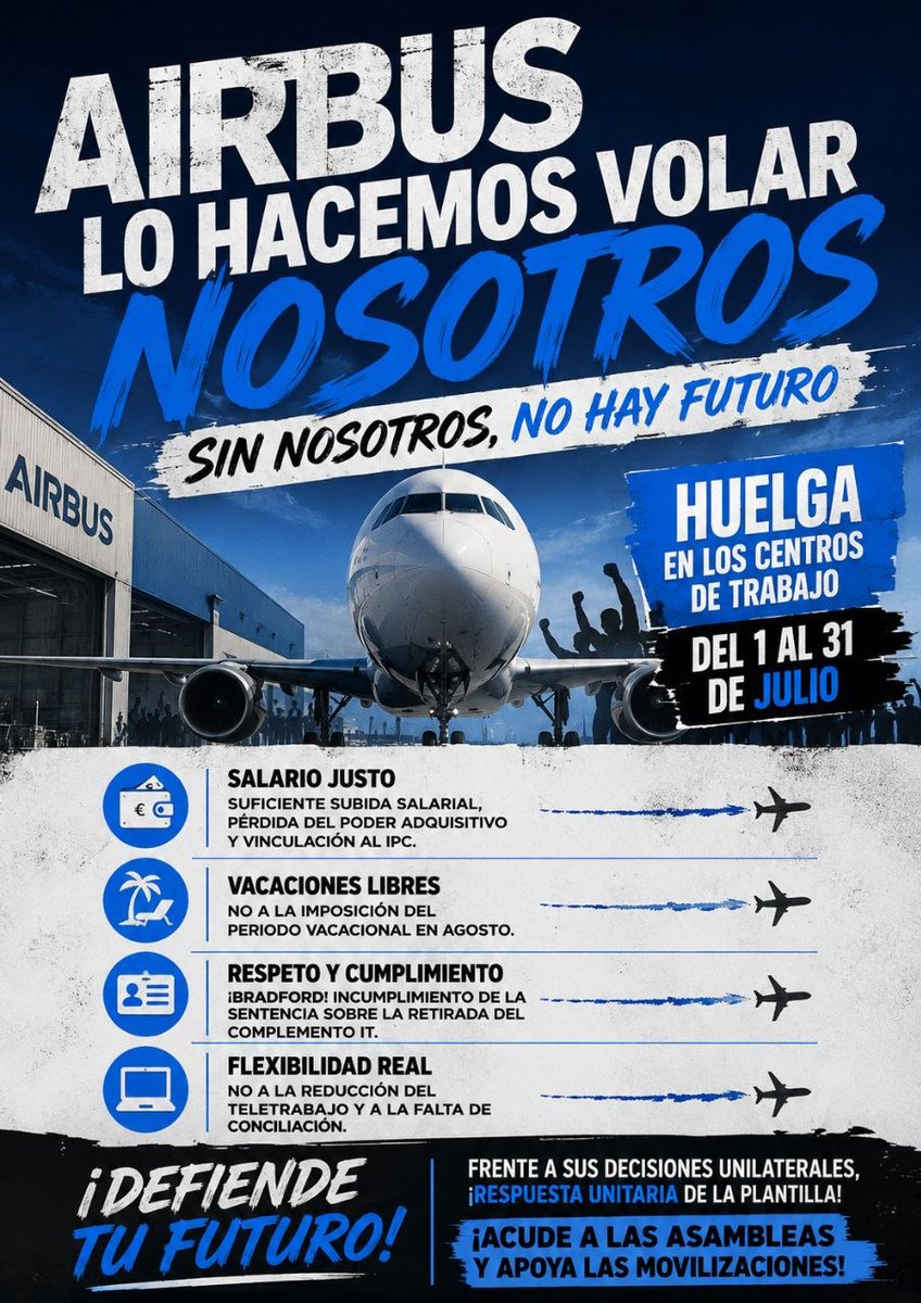 InvertirEnDivis's tweet photo. @blondieconomics @ComunidadMadrid @Airbus Aquí andamos, peleando para que el aumento de inversión en la industria acabe llegando a la economía de las familias y de la sociedad, no sólo del accionista 💪🏻😉

Una empresa con récord histórico ingresos, beneficios y cotización debe cuidar de los suyos

https://t.co/6DVSL2cWvo https://t.co/CWLTerOUVM