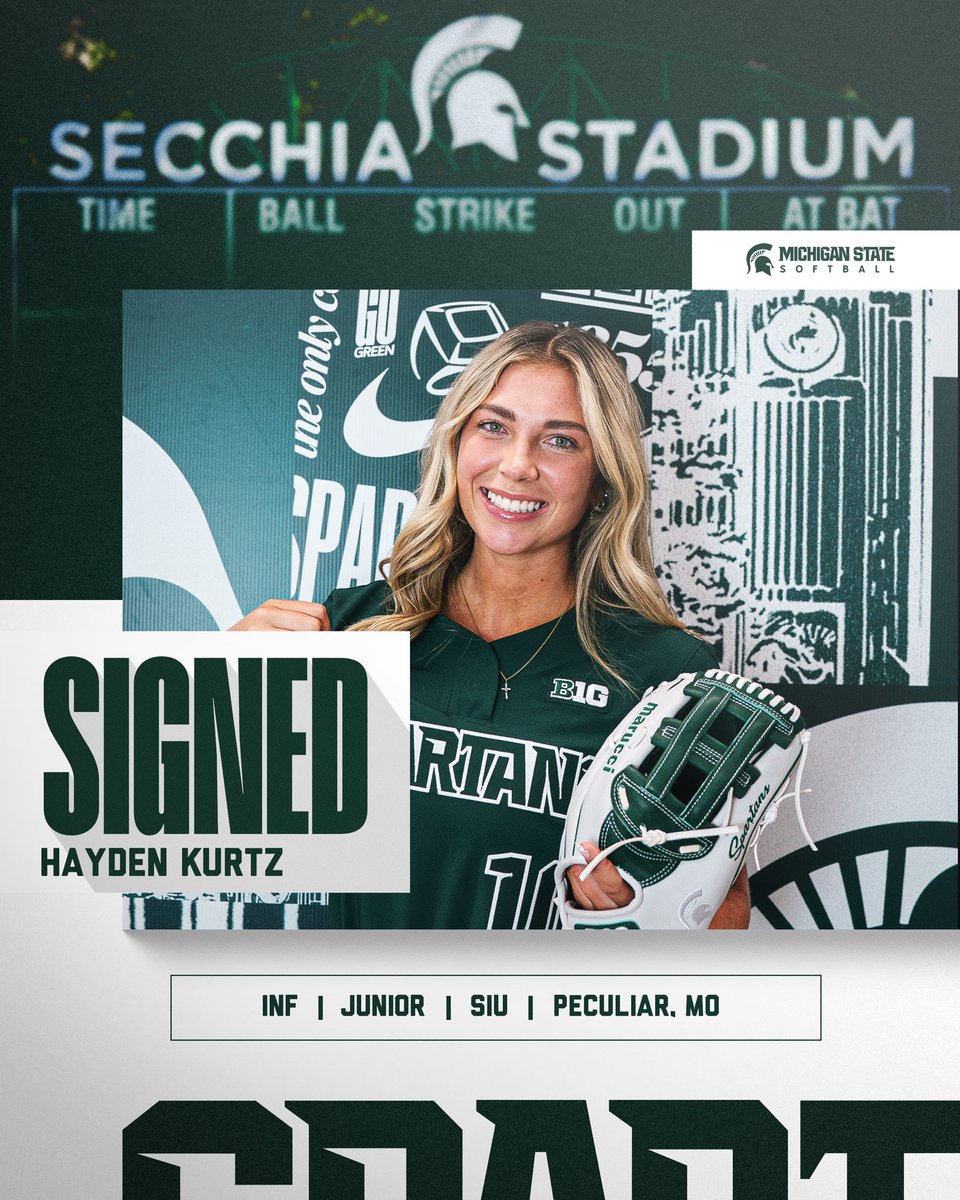 MSU_Softball's tweet photo. Another addition to our program is Hayden Kurtz!  @Hay2024Kurtz ! https://t.co/OtciDs4lxx