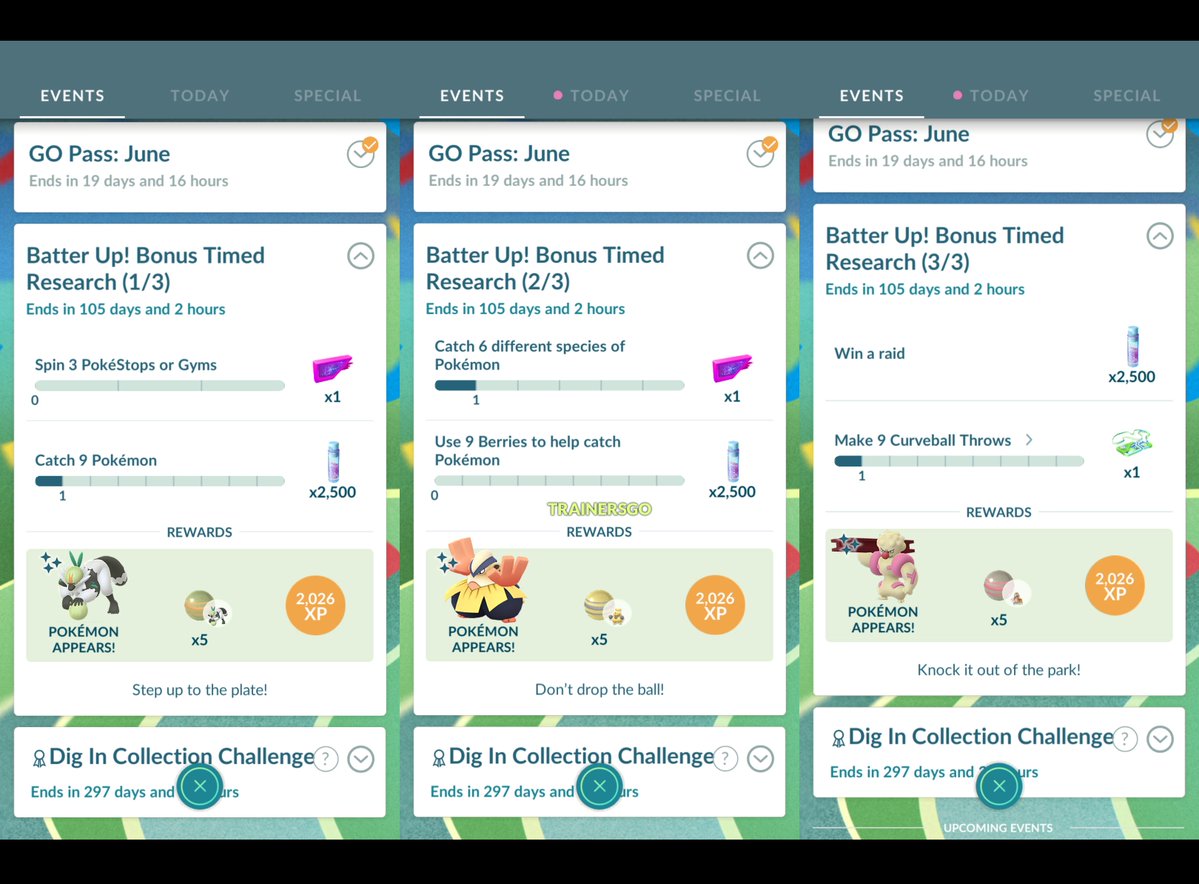trainersgo2022's tweet photo. 🤓 Ya inició el evento local de Pokémon GO con los Cleveland Guardians, que se lleva a cabo en el estadio Progressive Field, en Ohio, EE. UU.

📅 Fecha: Jueves 2 de julio y dura aproximadamente 5 horas.

▶️ Pikachu ✨ aparecerá en incursiones de nivel 1 con fondo de locación, y NO se podrán usar pases de incursión remota.
▶️ Investigación temporal con Pokémon del evento.
▶️ Investigaciones de campo que te otorgarán Polvo Estelar, Bayas Doradas, Ultra Balls y Caramelos Raros.
▶️ Los Módulos Cebo durarán 1 hora y podrían atraer a los siguientes Pokémon:
🔹 Abra ✨
🔹 Machop ✨
🔹 Cubone ✨
🔹 Snorlax ✨
🔹 Passimian ✨

▶️ Al girar las Poképaradas del estadio Progressive Field, podrás obtener la gorra de los Cleveland Guardians para tu avatar. Estará disponible hasta el 30 de septiembre de 2026.

⚠️ El fondo es el mismo que el del año pasado.

🔵 Lugar: 41.495988,-81.685289

#PokemonGO #PokemonGOApp