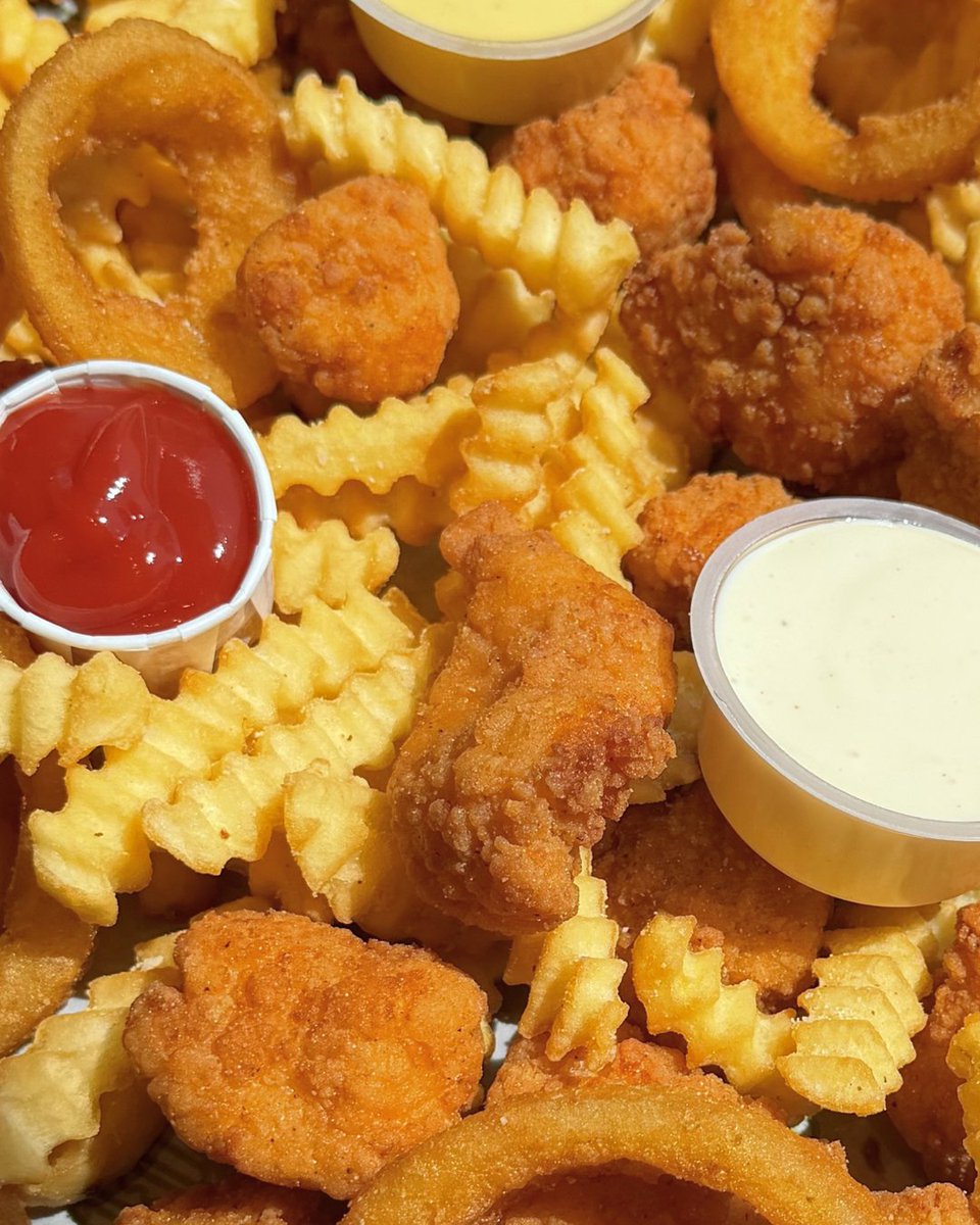 shakeshack's tweet photo. team “one of everything” always https://t.co/bIVbeXqlAh