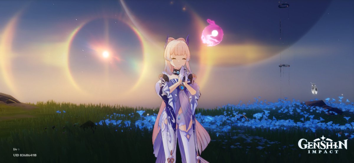 pinkkomimi's tweet photo. my pretty kokomi fits the scenery here so much🥺 https://t.co/BoMYjidqmj