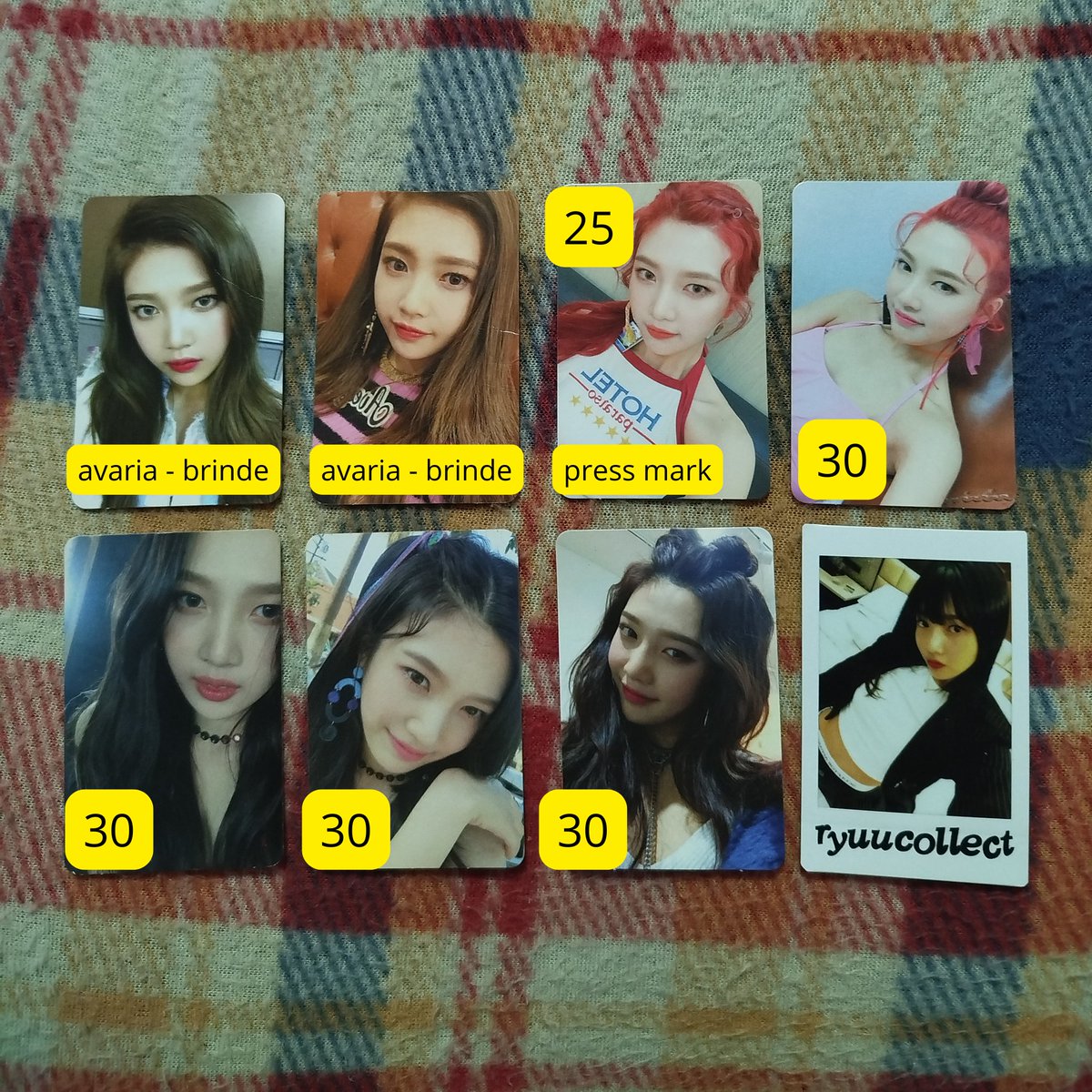 ryuucollect's tweet photo. 🌸; VENDA RED VELVET

• valores na imagem + frete fixo (14)
• envio em até 3 semanas 
• feedbacks positivos no fixado
• troco pela minha wl da ryujin
• brinde +3 itens

MAIS ITENS ABAIXO!!

tag: vendo troca procuro procura compro compra red velvet irene seulgi wendy joy yeri https://t.co/Em90ZG0rp8