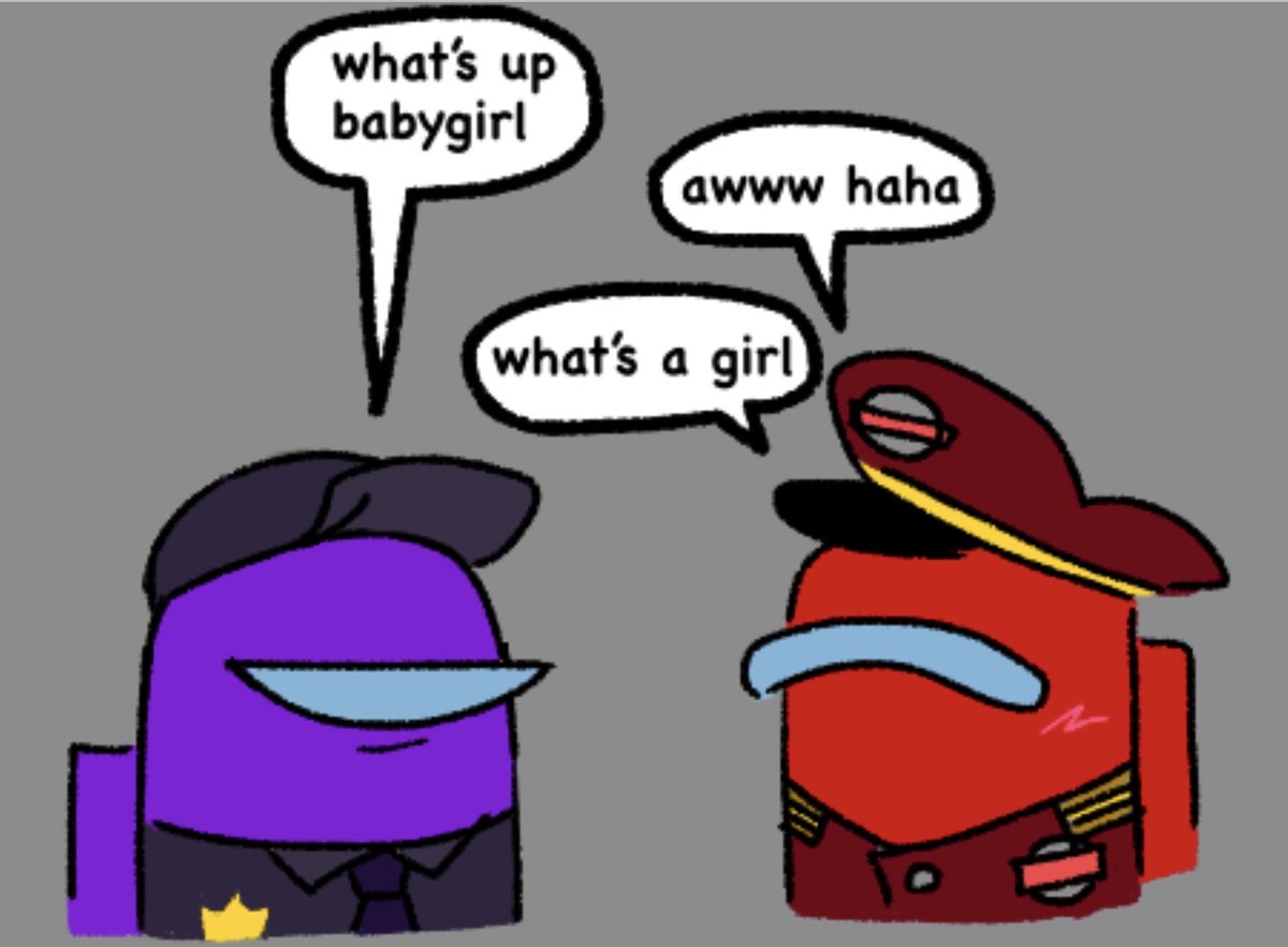 BonelessBugle's tweet photo. what’s a gender what’s that 
#amongus #camtain https://t.co/G78BlQvvqZ
