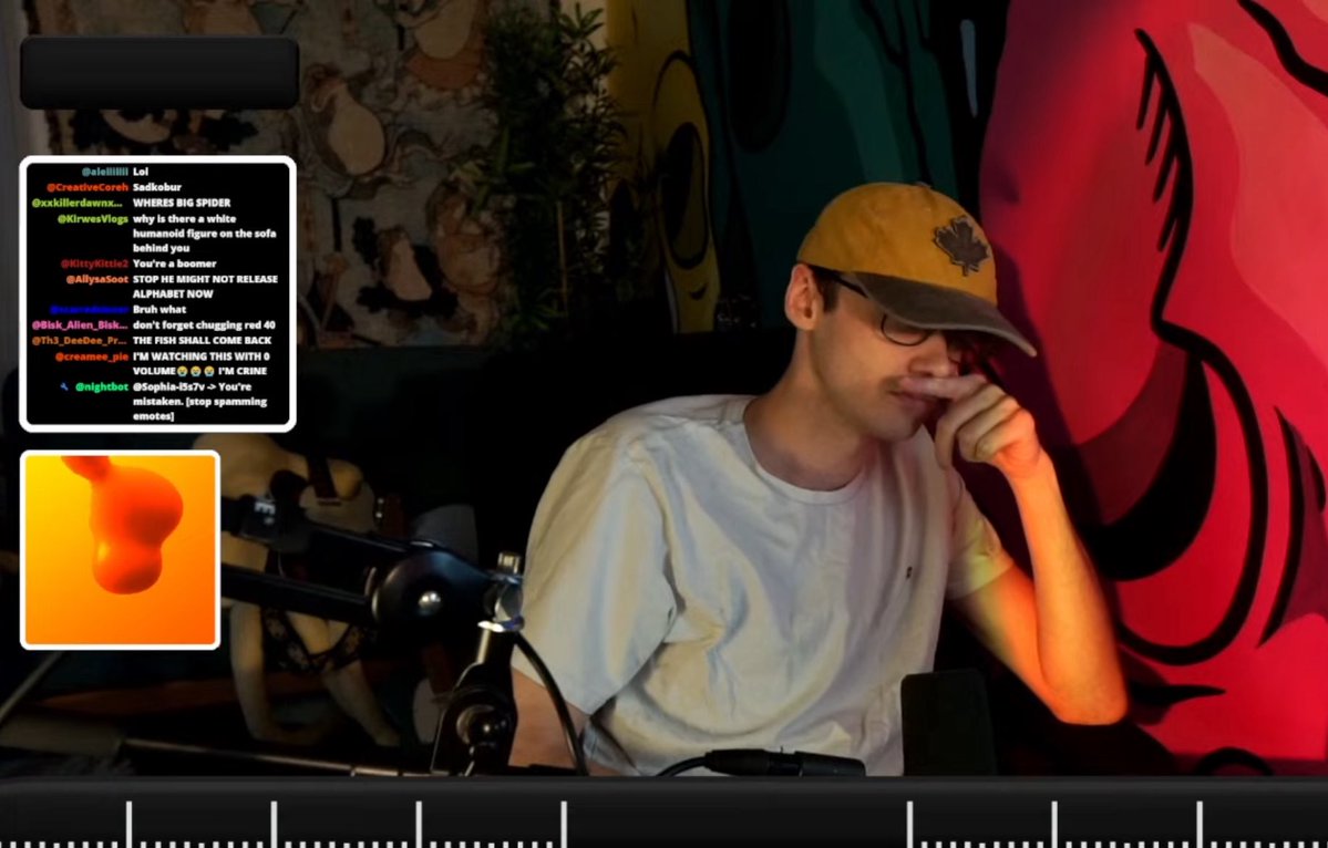 LvjyCrave's tweet photo. Wilbur stuns in his livestream https://t.co/tQ4XABlzki