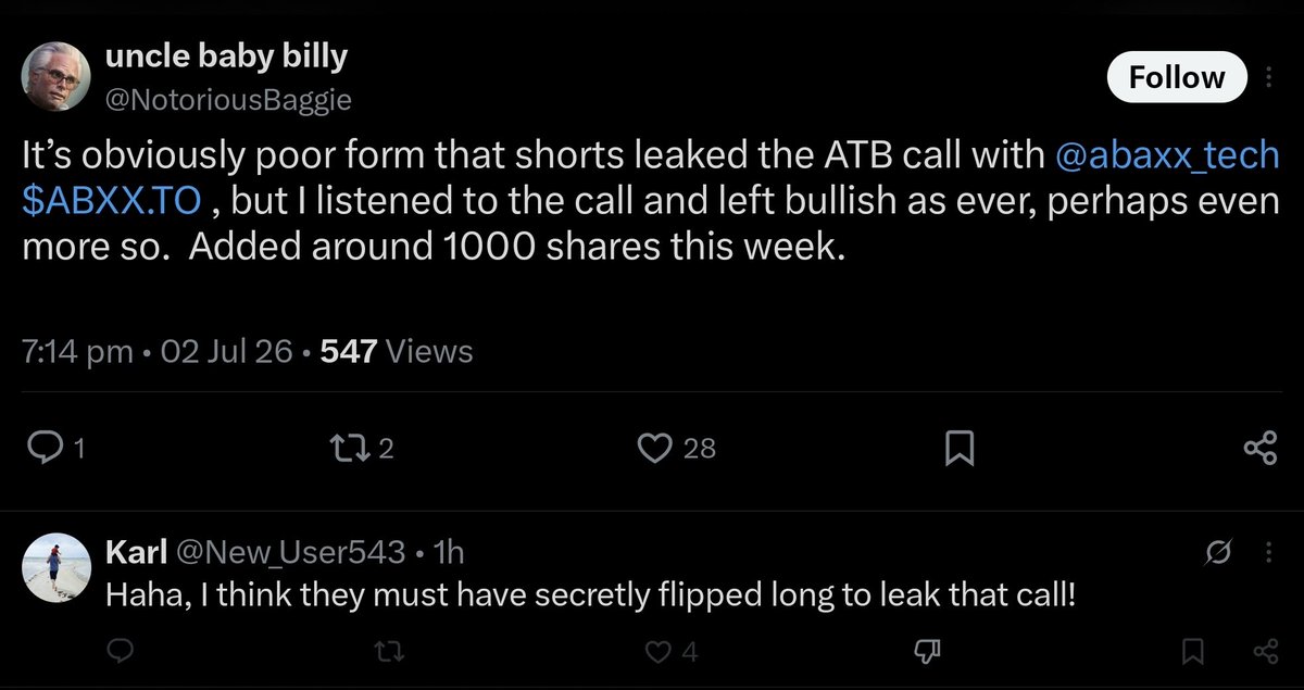 viceroyresearch's tweet photo. $ABXX.TO Poor form? Investors deserve equal access to mgmt, not selective audiences. Management now says programme participants account for most trading volume &amp; incentive metrics including open interest. Stay tuned &amp; dont be offended by transparency! @JoshCrumb... https://t.co/LcW43kFGlM