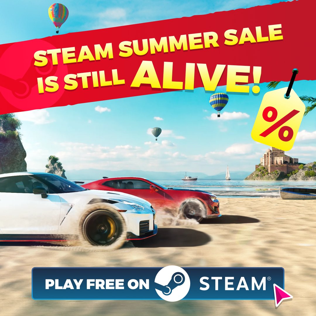 RaceMaxPro's tweet photo. Summer Sale is still ON ☀️ 33% OFF all Steam packages until July 9.

#RaceMaxPro #Steam #SummerSale #Race #Gaming https://t.co/HXftei7vkw
