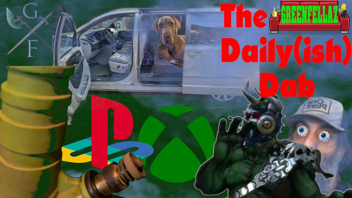 Greenfellaz's tweet photo. BIG CHANNEL ANNOUNCEMENT TODAY ON THE DAILYISH DAB. BE THERE!! Plus #gamingnews with #playstation and #xbox https://t.co/wsC6KvQL5Z