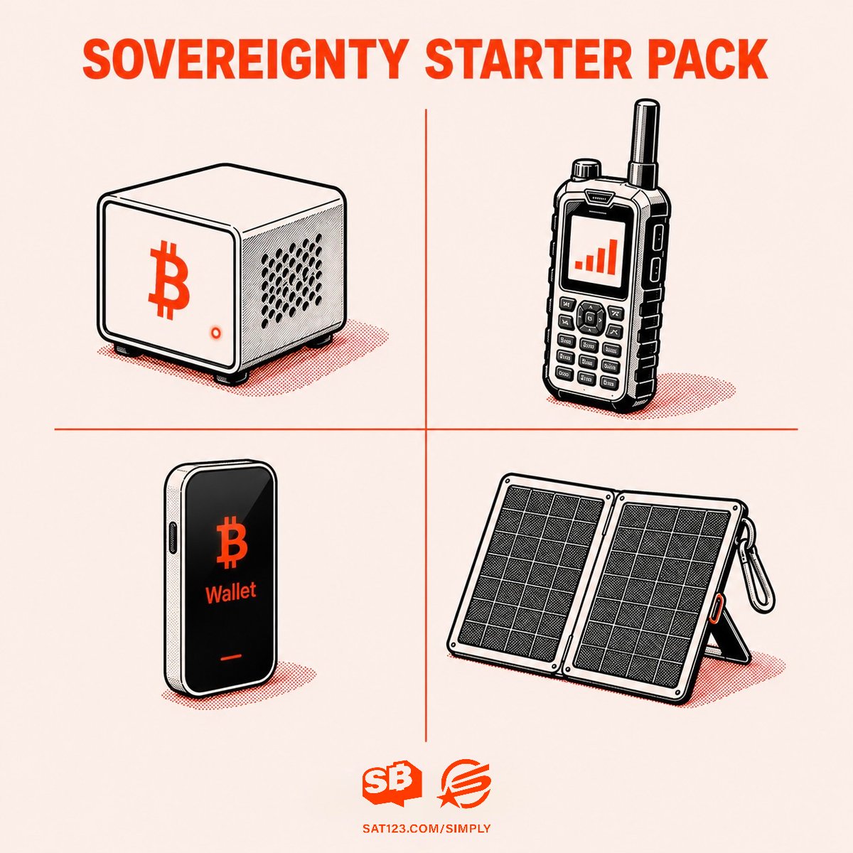 SimplyBitcoin's tweet photo. Most people rent their freedom.

Take ownership over yours. https://t.co/ke88v53XSv