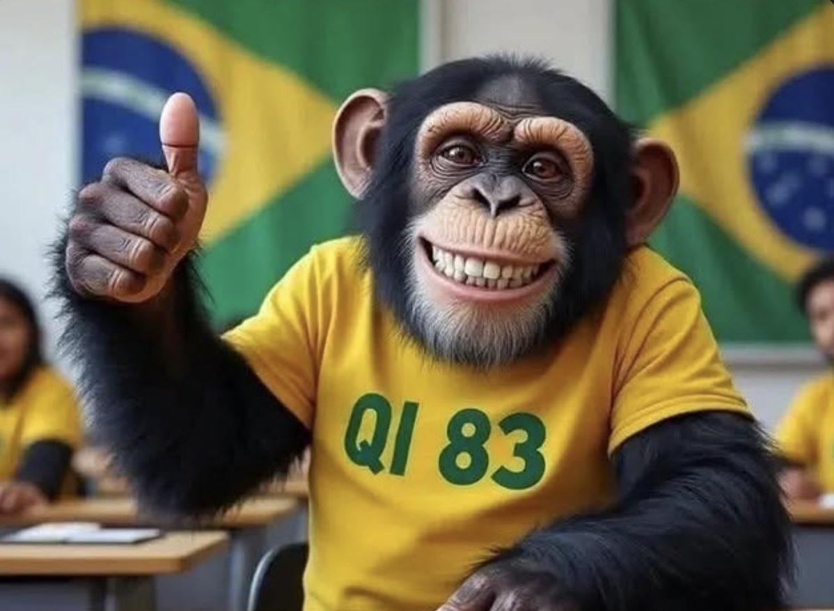 ollerus7's tweet photo. Brazilian apes are the biggest scum on earth 🤣🤣🤣🤣 https://t.co/y9NqHBudOn