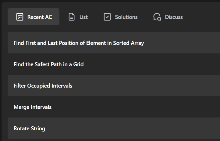 ImTanishM's tweet photo. Day 31 &amp; 32 ✅

Solved a few more LeetCode problems.

Studied the Merge Intervals pattern and practiced related questions.

Continued learning Node.js and Express.js by implementing an edit feature in my task management  web app.

#DSA #WebD https://t.co/3IWInBnyVO