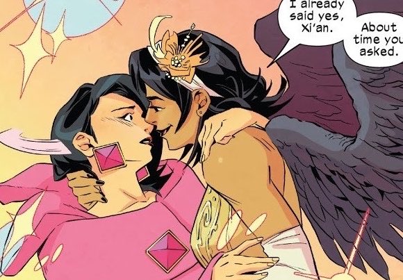 frostrayner's tweet photo. HAPPY DISABILITY PRIDE MONTH TO THE X-MEN’S FIRST EVER LESBIAN CHARACTER, MY FAVORITE GIRL LOSER KARMA !!!! 🩷🤍🧡 https://t.co/7TzQLZe773