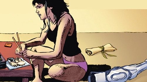 frostrayner's tweet photo. HAPPY DISABILITY PRIDE MONTH TO THE X-MEN’S FIRST EVER LESBIAN CHARACTER, MY FAVORITE GIRL LOSER KARMA !!!! 🩷🤍🧡 https://t.co/7TzQLZe773