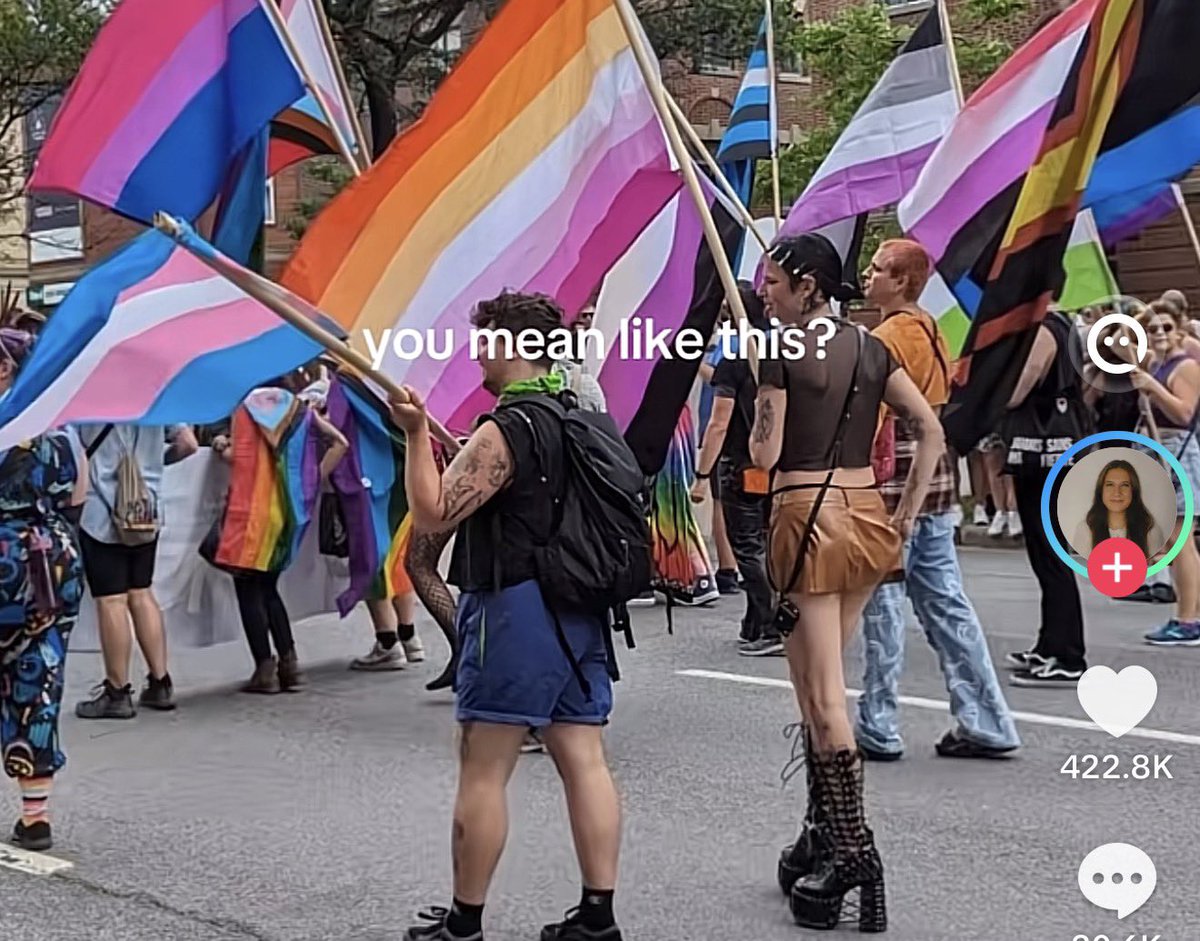 weakestblossom's tweet photo. the concept of posting against pride month and proceeding to use the ost of a show where the two male main characters are in love https://t.co/E5FaHvx5Fk