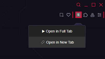 xenneon's tweet photo. @RealRayjii @YoshiYoish 4. On the toolbar menu after you click on the Sakuga icon you have 2 options, first "Open in Full Tab" opens sakugatok on the same page, and second option "Open in New Tab".
5. Enjoy scrolling sakugabooru feed! https://t.co/Jti5pgdEwG