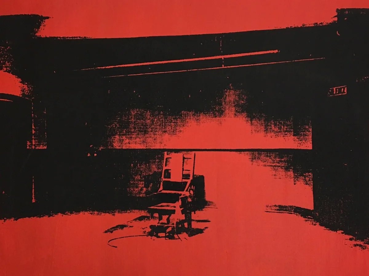 flamencolambada's tweet photo. Madonna - Confessions II (2026)
Warhol - Electric Chair (1964/65) https://t.co/bHTzzDlebp