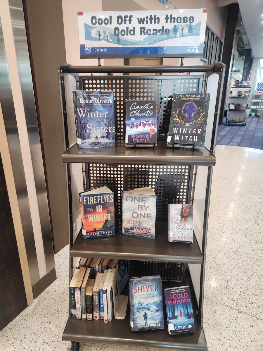 _CountyLibrary's tweet photo. #TheCountyLibrary in Daybreak has the perfect display for every reader this summer ☀️📚
Whether you’re Short on Time and need a quick short story, ready to dive into some Mer-mazing Reads, curious about stories that sound a little fishy, there’s a fun display waiting for you!🐠❄️ https://t.co/Y01VNza83C
