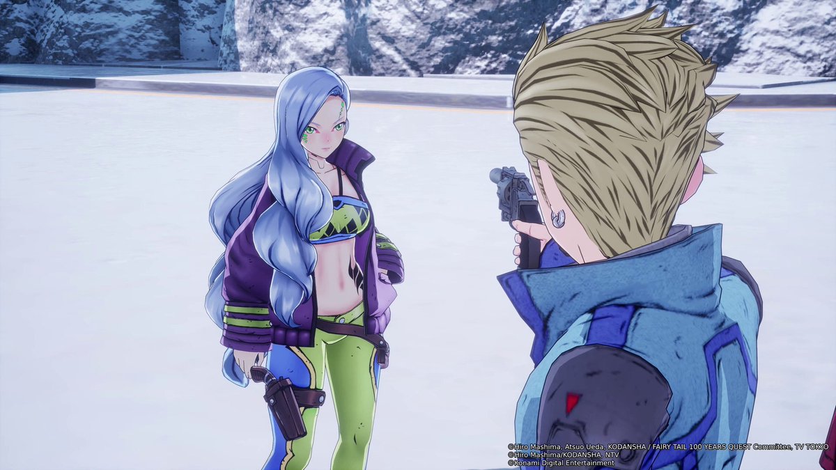 diginami10's tweet photo. Que diseño tan increíble tiene este personaje original del videojuego de Edens Zero https://t.co/RHmGJ5URWJ