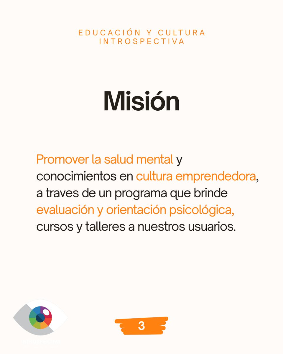 Introspektiva_'s tweet photo. En 𝐈𝐧𝐭𝐫𝐨𝐬𝐩𝐞𝐤𝐭𝐢𝐯𝐚, nos interesa el bienestar de las personas para construir una mejor calidad de vida.
¡𝗧𝗲 𝗶𝗻𝘃𝗶𝘁𝗮𝗺𝗼𝘀 𝗮 𝗾𝘂𝗲 𝗻𝗼𝘀 𝗰𝗼𝗻𝗼𝘇𝗰𝗮𝘀!
Síguenos para estar al tanto de nuestras actividades. https://t.co/6XOq5SNtsu