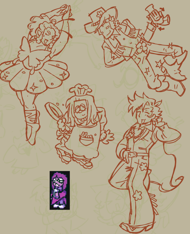 cycov1s1onn's tweet photo. been a while but check out stickers wip [ #deltarune ] https://t.co/gMrTymQ4ON