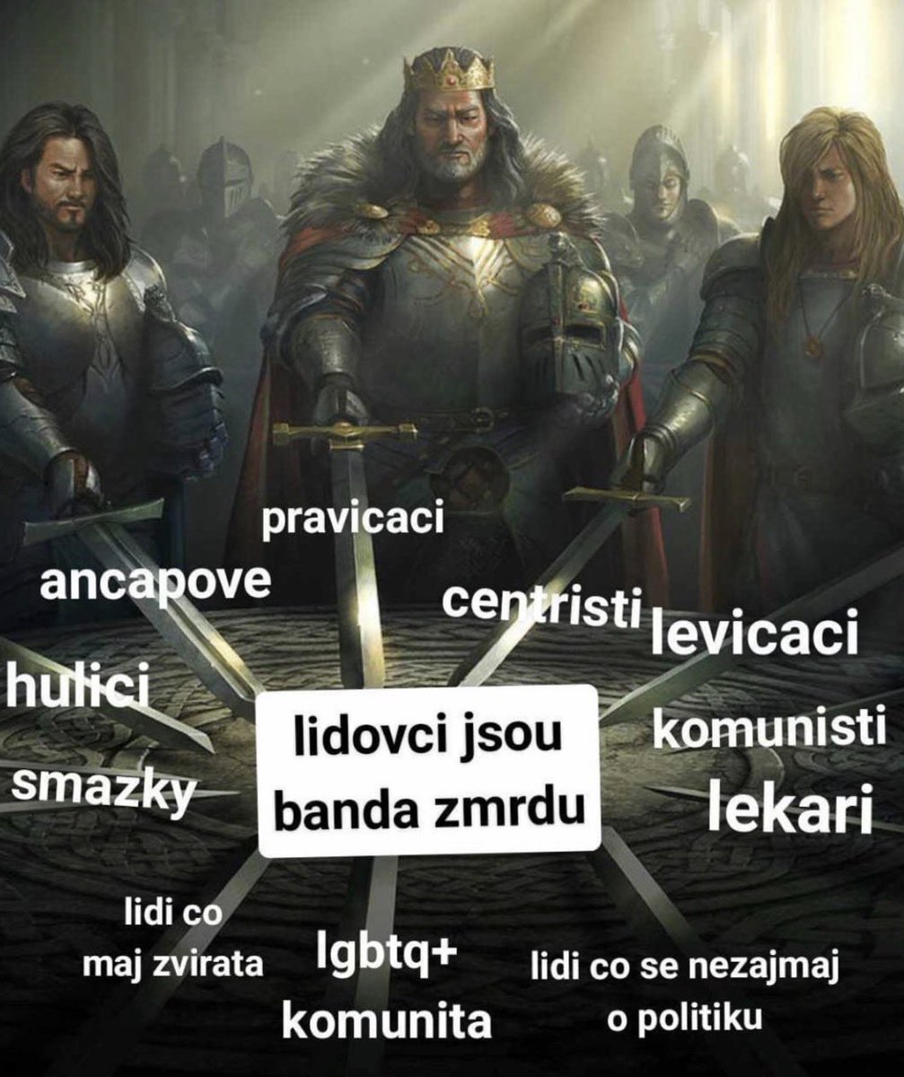 TerezAnarchy's tweet photo. @LudekStanek Toto legendární meme stačí vždy jednou za čas jen oprášit https://t.co/3QUe7X1uiG