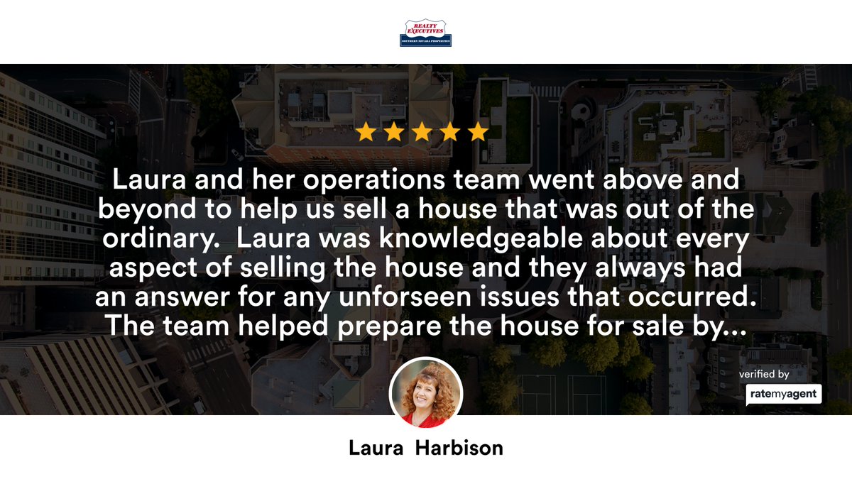 HarbisonRealty's tweet photo. My latest review 

https://t.co/TkQcbxdcdR

...
#ratemyagent #realestate #Realty_Executives_Southern_Nevada_Properties https://t.co/ZyAcA92FVa