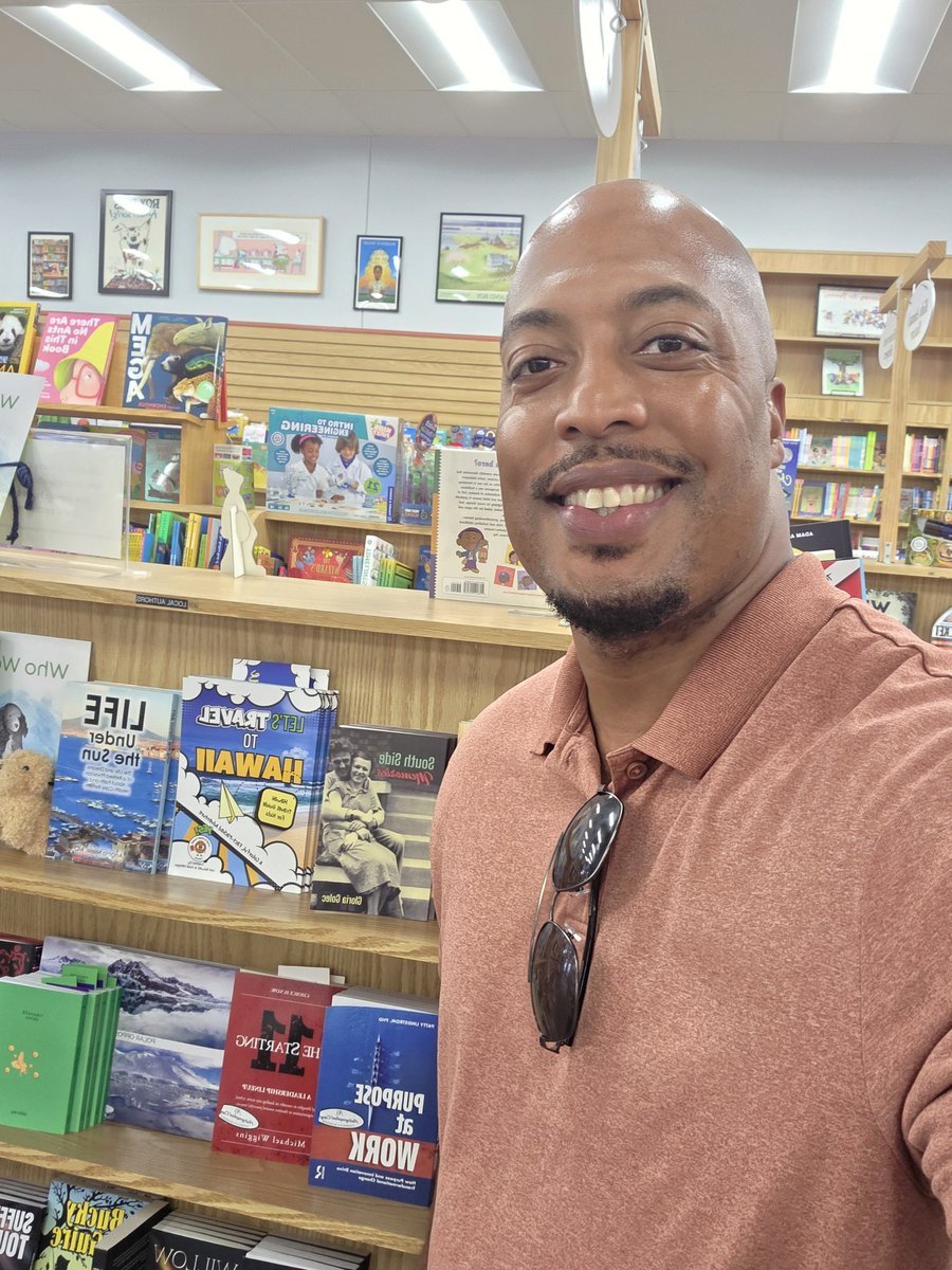LeadOneLLC's tweet photo. The smile that takes over your face when stop by Anderson's Bookshop in Naperville to check on the status of your book as a local author and learn that they have SOLD OUT all provided copies. Can't wait to drop off more copies next week so more families can enjoy DTK experience https://t.co/EwDfGKLtx7