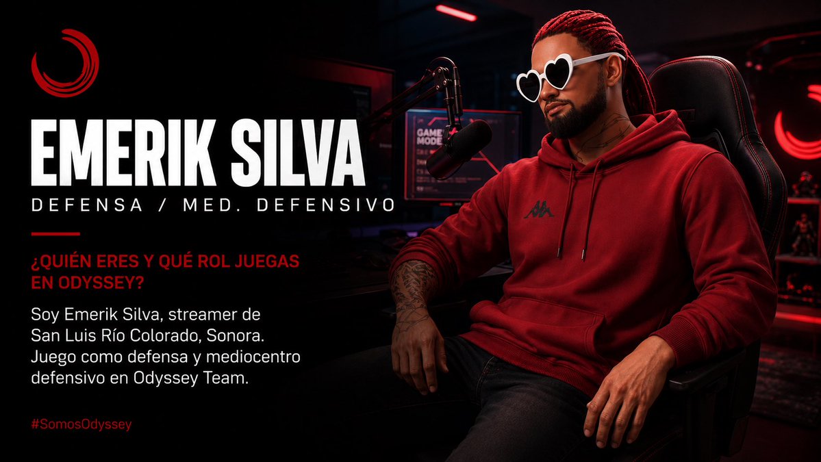 OdyTeam's tweet photo. Nuestra quinta entrevista, el que habla poco y dice mucho, nos lo cuenta todo. Streamer (aveces), defensa y medio campista, el de San Luis Río Colorado que lo dio todo en la cancha y celebró el título como el solo sabe, pura actitud ⚽️🔴 1/2 https://t.co/JlrhnSCGCq