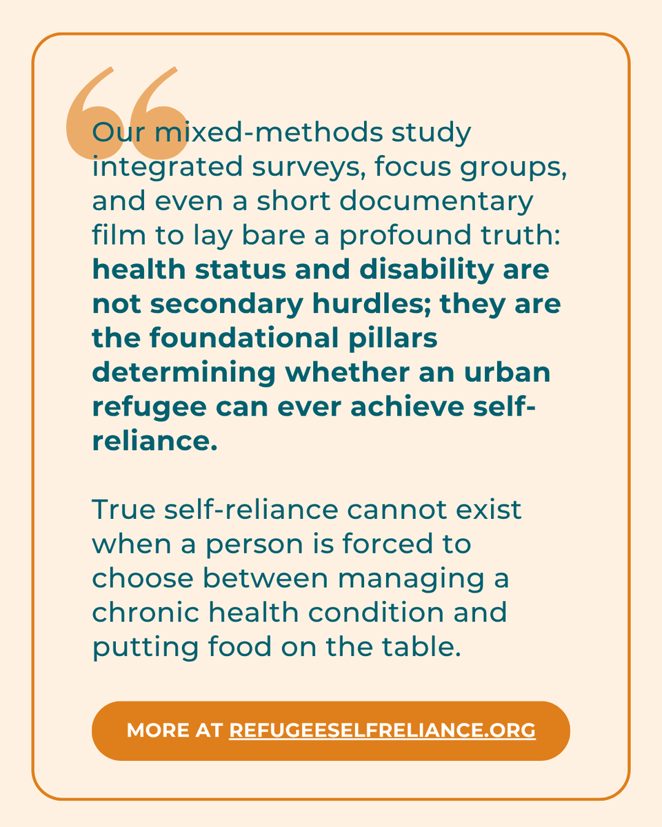 RefugeeSRI's tweet photo. [NEW BLOG POST] @youthVoicesCom shares how their research in Nairobi uncovered the critical links among health, disability, and economic opportunity, and how those findings have evolved into community-led advocacy and institution-building: https://t.co/QNwbbGBoZS https://t.co/DdUqETiRO6