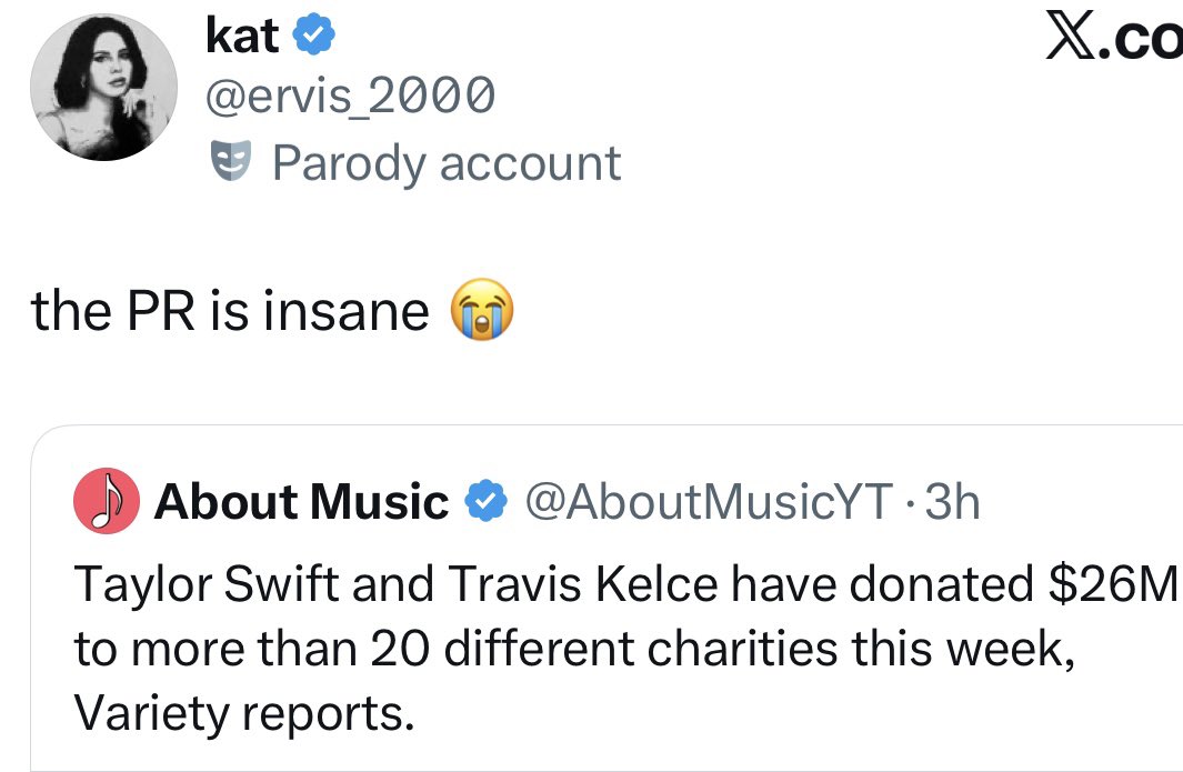 iwanturd4d's tweet photo. This is why Swifties should never let random Twitter losers influence how they see Taylor or her music. Taylor could get rid of world hunger and these people would complain about the menu. https://t.co/5ZYu5ZTcU2
