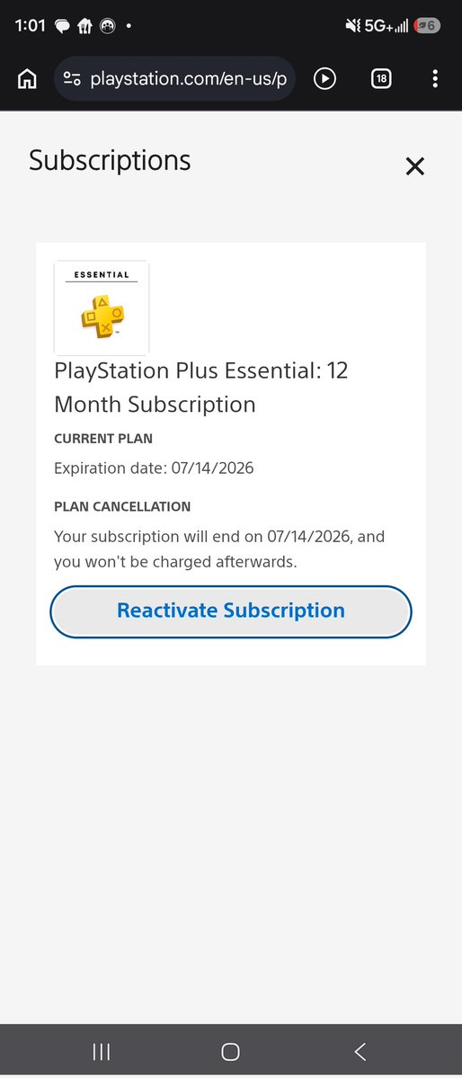 jodyscorner1's tweet photo. I cancelled my #PlayStationNetwork plus subscription. Fk $ony https://t.co/AYJdqcCYOB