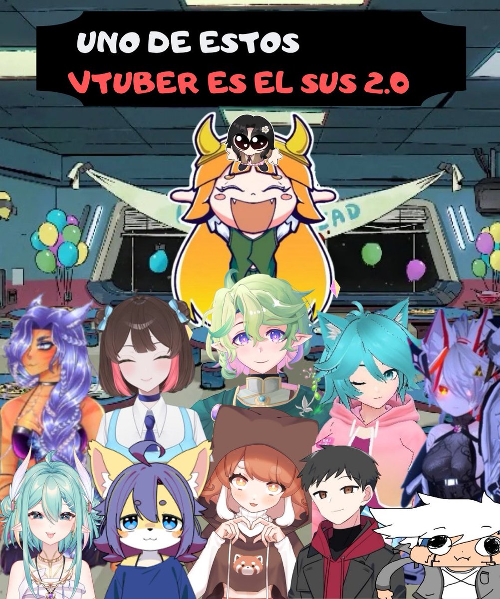 LokiAckermanVT's tweet photo. Hoy tenemos una Megacolab de Among Us con diferentes vtubers, cual de todos será el gran mentiroso o el detective Conan? Me funaran por ser Loki Dios de las mentiras?Lo veremos en 5 horas más en Twitch . Los esperamos para ver este desenlace 😁 . También estaremos con @CheRaz0r  (twitter no me dejó etiquetar más de 10 xd) #VtuberEs #Vtuber #Twitch