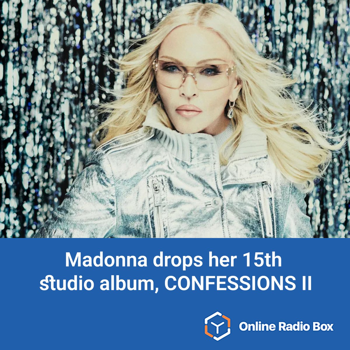 onlineradiobox's tweet photo. #Madonna drops her 15th studio album, #CONFESSIONSII.
The album features big collabs with Sabrina Carpenter, Martin Garrix, Feid, Stromae, and even her daughter Lola Leon.
🎧 Listen to Madonna at OnlineRadioBox: https://t.co/5xRNXUZjE3
#MusicNews #OnlineRadioBox https://t.co/zLtfW9CtLD