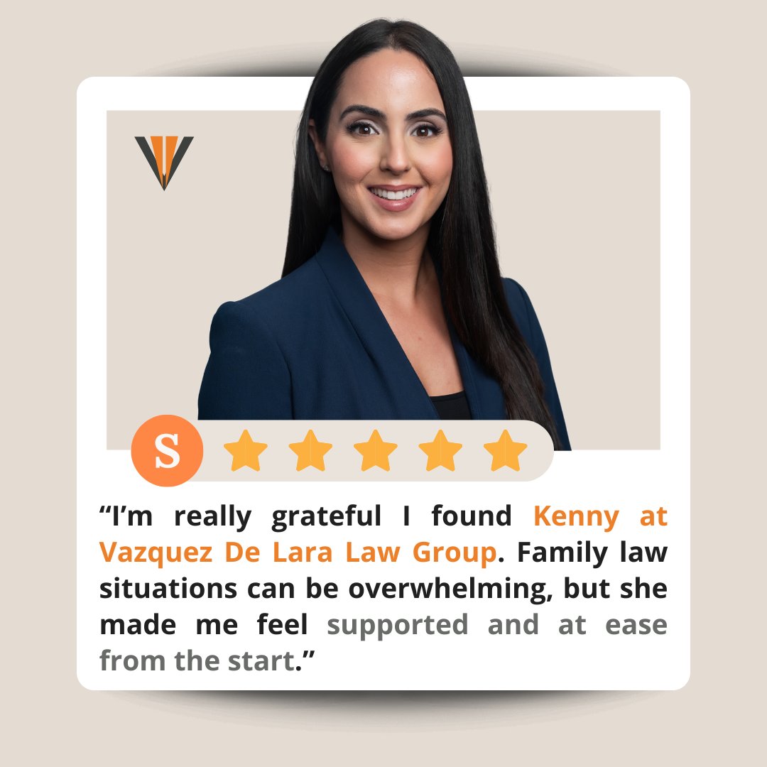 VDL_LawGroup's tweet photo. When you're facing a family law matter, peace of mind can feel hard to find.We're proud of Attorney Kenny Rodriguez for creating an experience where clients feel supported, informed, and confident from the very beginning.
#ClientReview #FamilyLaw #ClientCare #DivorceSupport https://t.co/C4VfKTIZgh