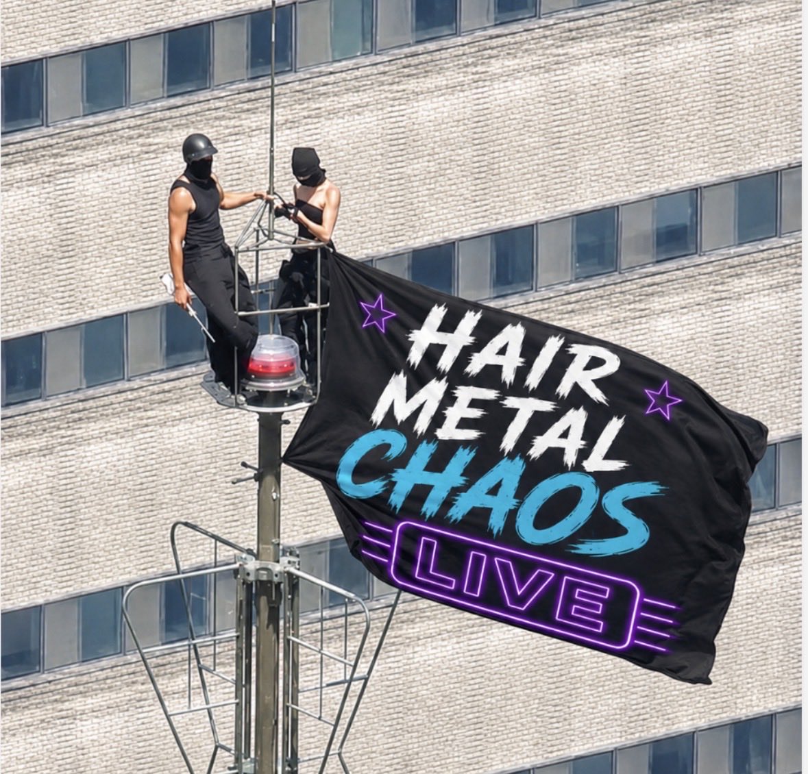 StevieTuff's tweet photo. We’re flying the Flag every Tue. On YT 5:pm (pst), 7:pm (cst), 8:pm (est). 

HAIR METAL CHAOS - Live Podcast 

Find us - Join us - Share us 

The Guru &amp; Rachelle ft: Anthony Bryant the Hair Metal Guru &amp;
Stevie Rachelle of Tuff / Metal Sludge. 

😃💪🔥👍❤️🎤☀️🌴🙏 https://t.co/qMUqOZ48Ag