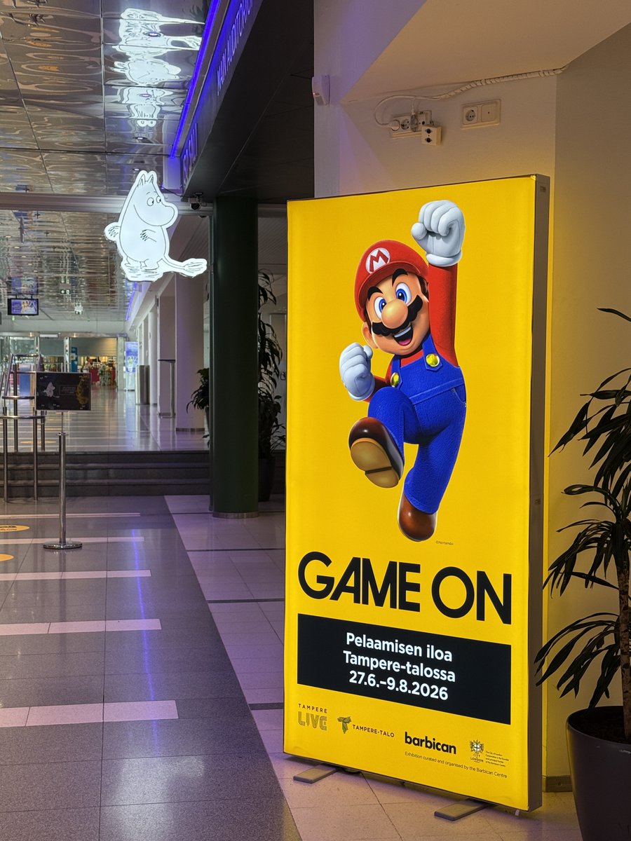 60n25e's tweet photo. タンペレに行き、ムーミン見ずに帰ってきました。
Game On、8月9日まで。@tamperetalo 
https://t.co/2sluO6Jv6s https://t.co/bRwWFGDyML