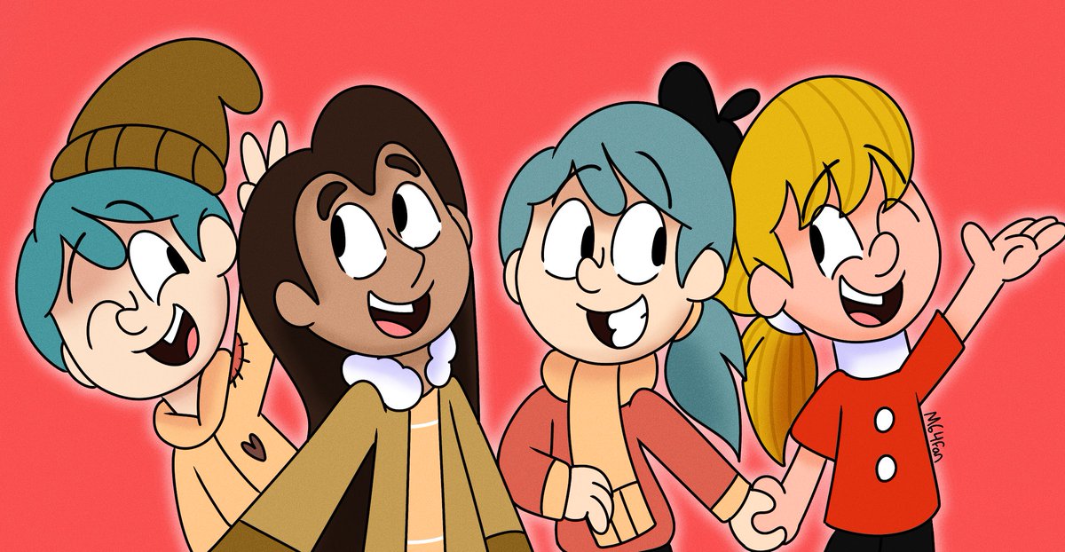 m64fan's tweet photo. Just Hilda, Karen, Louise, and Holly being pals. #hilda #karenfrostythesnowman https://t.co/fCP0fJWegT